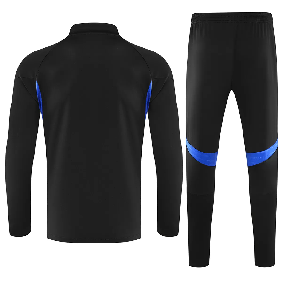 25-26 Manchester United 1/4 Zipper Sweat Kit(Top+Pants) Black - view 3
