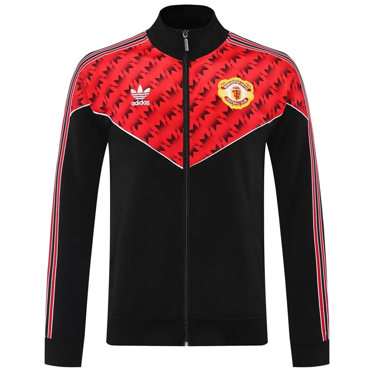 2025-26 Manchester United Training Tracksuit Kit (Jacket+Pants) 05 Red&Black - view 5
