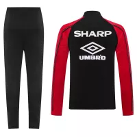 2025-26 Manchester United Training Tracksuit Kit (Jacket+Pants) 02 Black - view 3