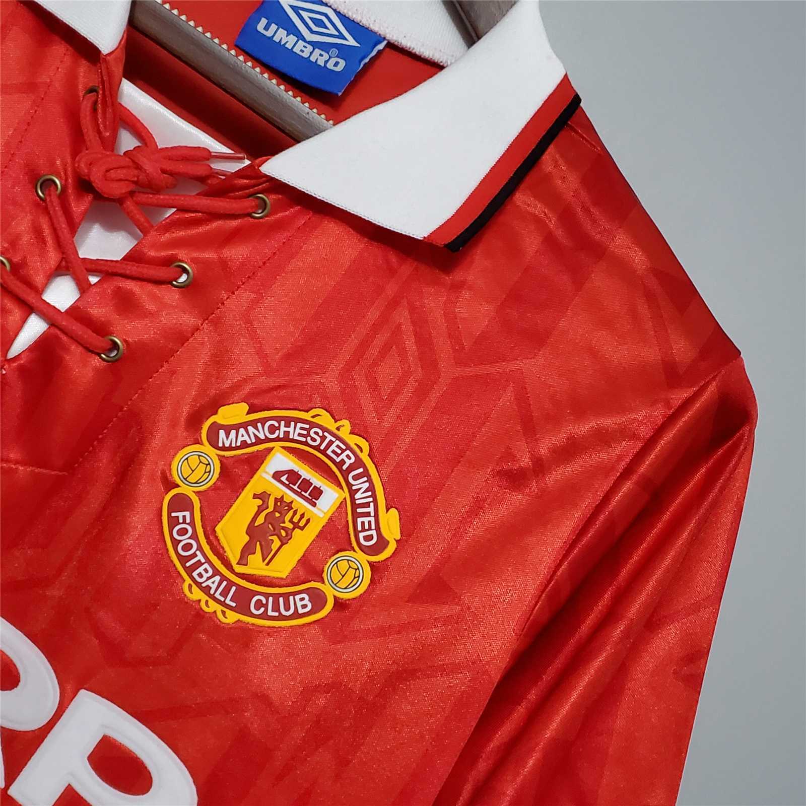 1993-94 Manchester United Home Retro Jersey - view 10