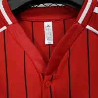 25-26 Manchester United Red Baseball Soccer Jersey - view 5
