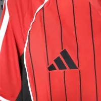 25-26 Manchester United Red Baseball Soccer Jersey - view 7