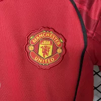 25-26 Manchester United Home Soccer Kids Kit Jersey+Shorts - view 5