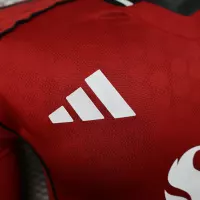 25-26 Manchester United Home Soccer Jersey Long Sleeve - view 6