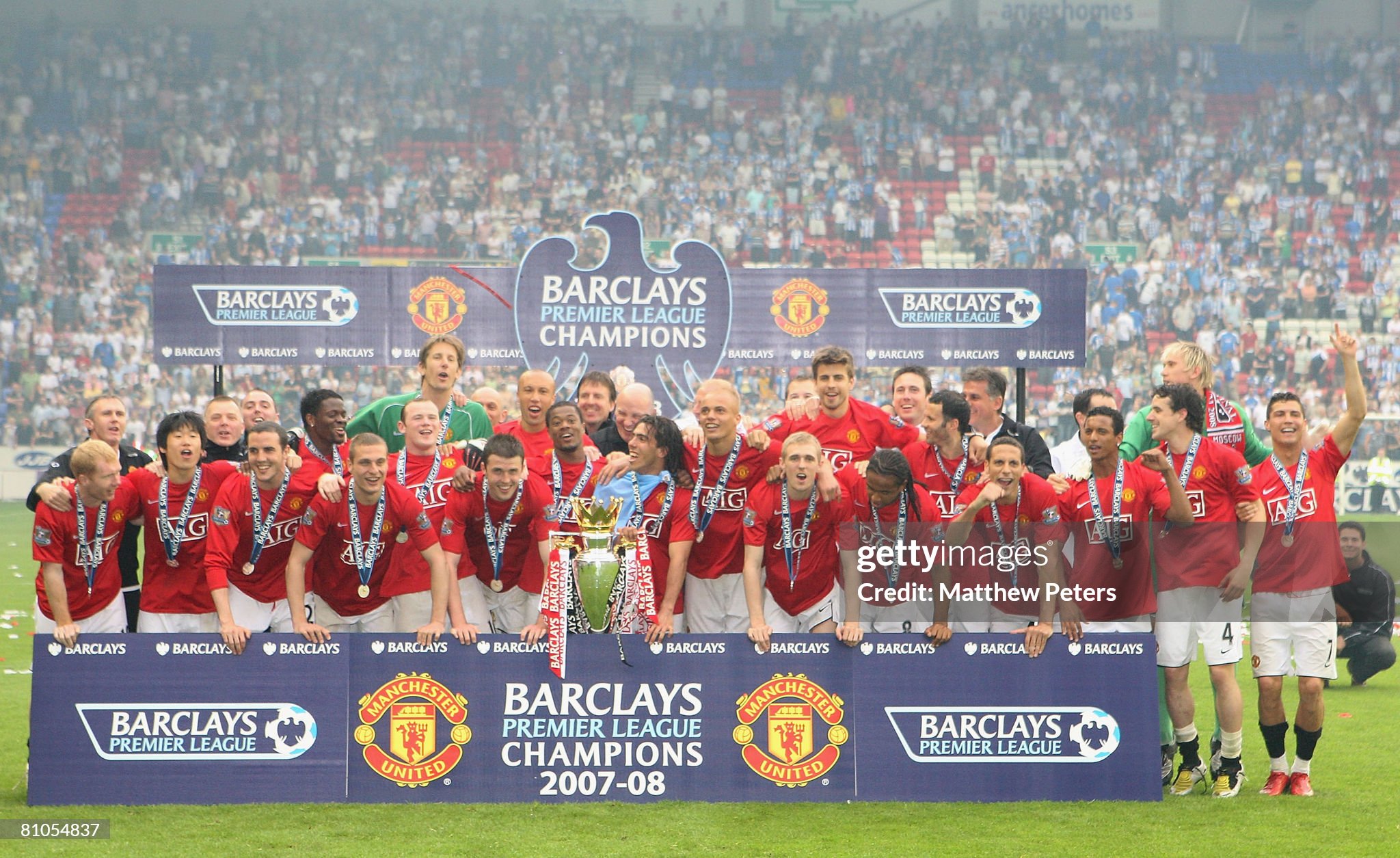 07-08 Manchester United Home Retro Jersey Player Edition - view 11