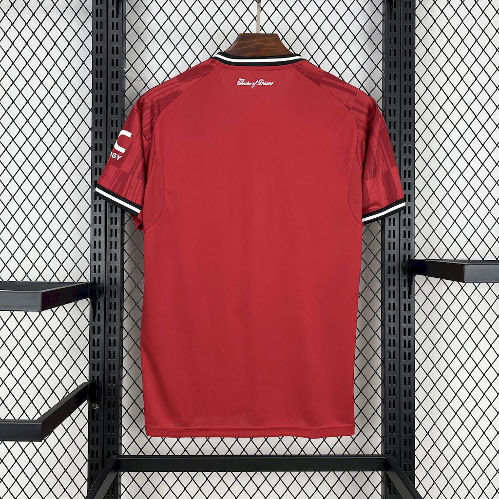 25-26 Manchester United Home Soccer Jersey - view 3