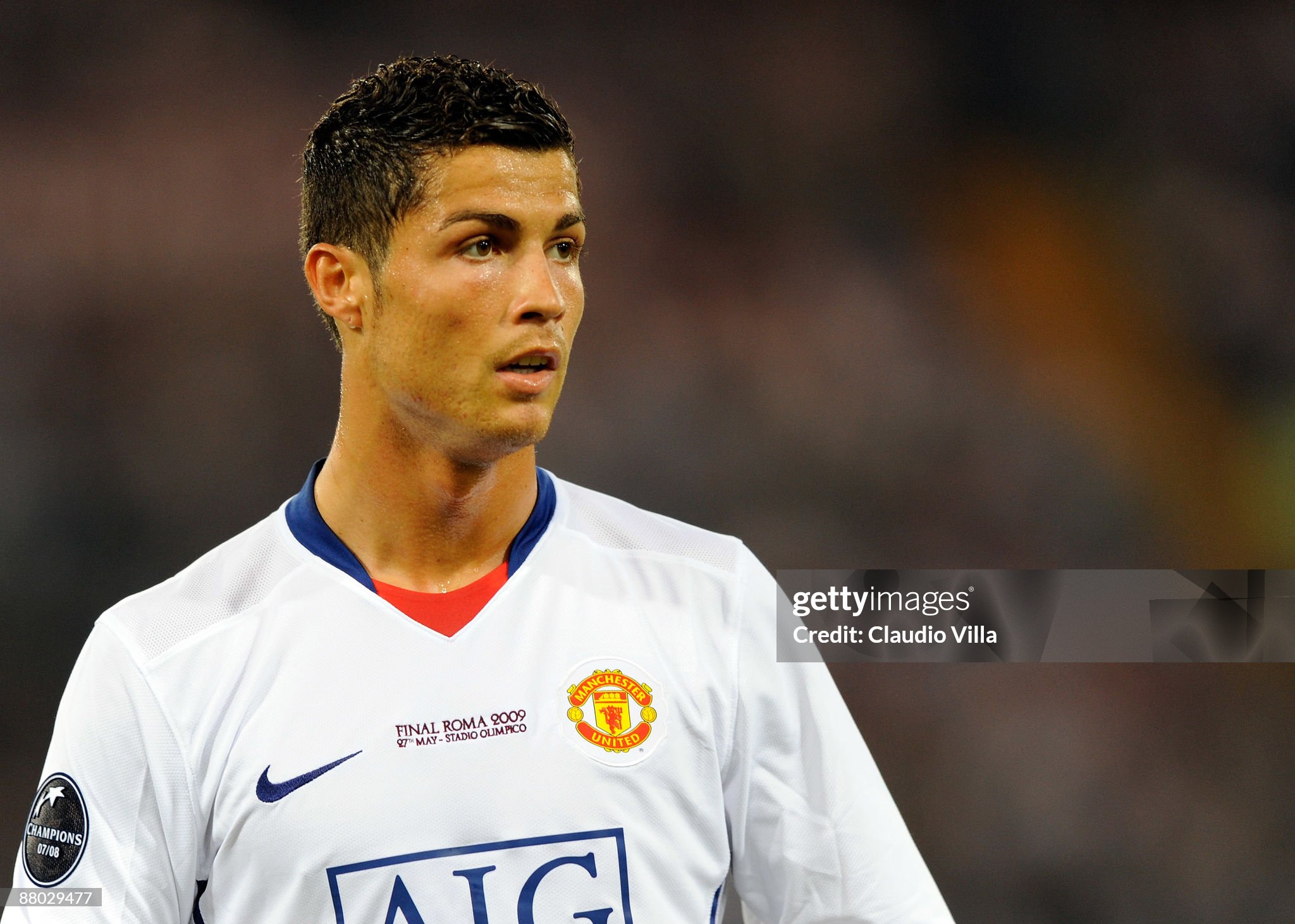 08-09 Manchester United Away Retro Jersey Player Edtion - view 7