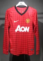12-13 Manchester United Home Retro Jersey Player Edtion Long Sleeve - view 1