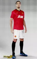12-13 Manchester United Home Retro Jersey Player Edtion - view 22
