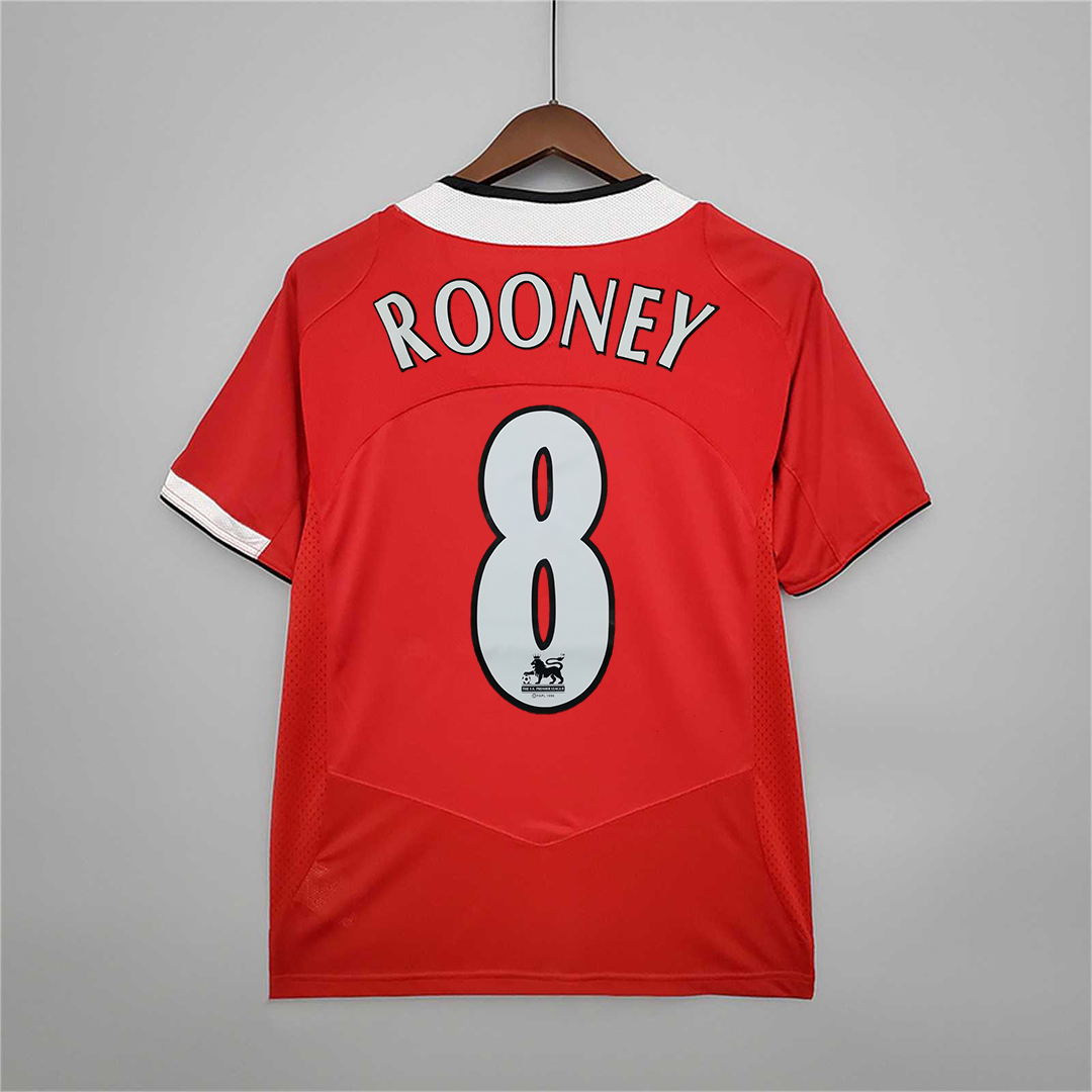 04-06 Manchester United Home Retro Jersey - view 9