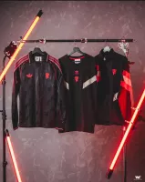 2024-2025 Manchester United Retro Jersey Windbreaker Top+Pants Grey - view 22