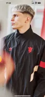 2024-2025 Manchester United Retro Jersey Windbreaker Top+Pants Grey - view 6