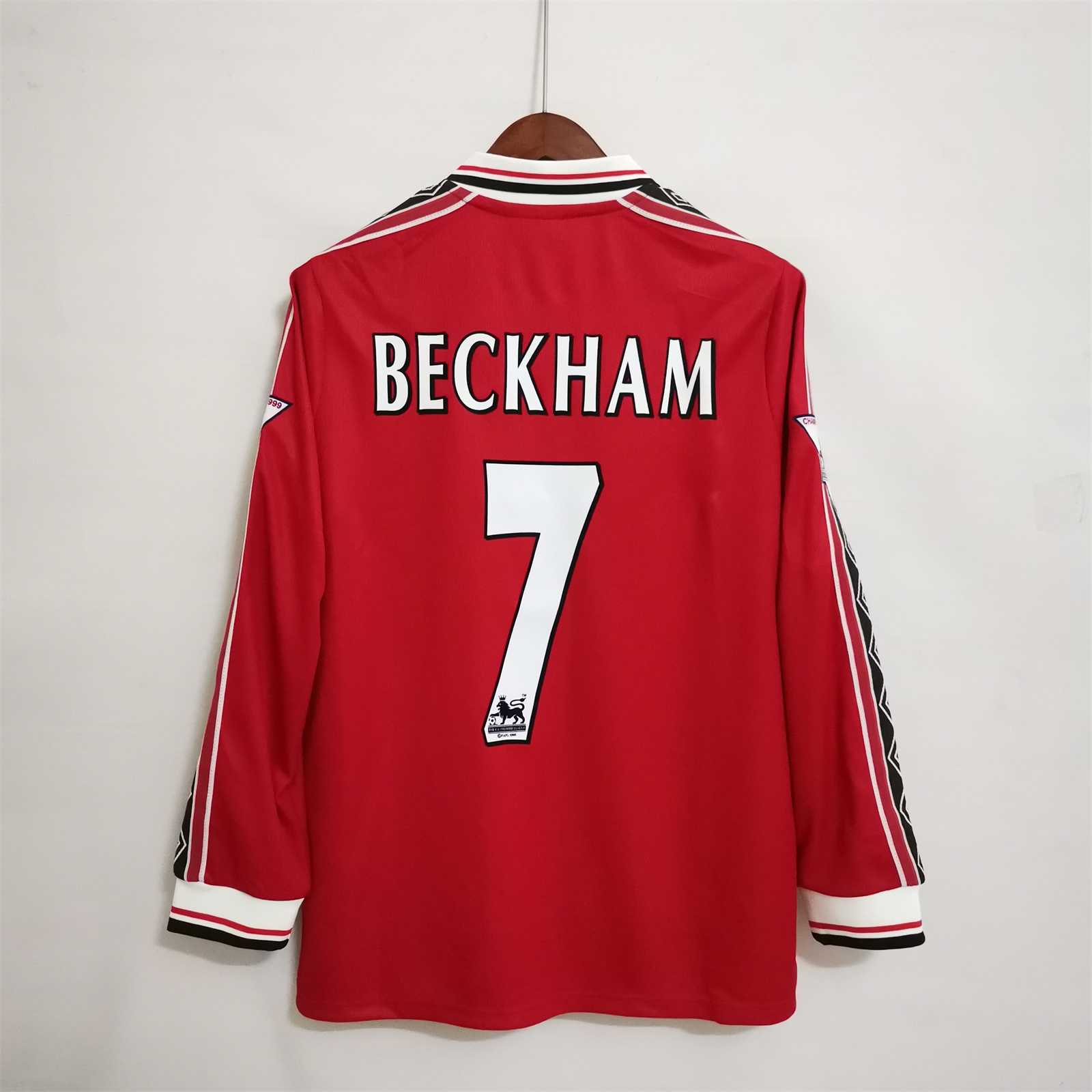 1998-1999 Manchester United Home Retro Jersey Long Sleeve - view 13
