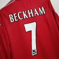 1998-1999 Manchester United Home Retro Jersey Long Sleeve - view 12