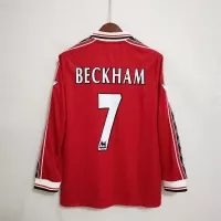 1998-1999 Manchester United Home Retro Jersey Long Sleeve - view 13