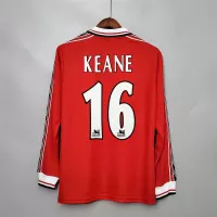 1998-1999 Manchester United Home Retro Jersey Long Sleeve - view 14