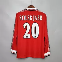 1998-1999 Manchester United Home Retro Jersey Long Sleeve - view 15