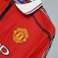 1998-1999 Manchester United Home Retro Jersey Long Sleeve - view 9
