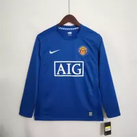 08-09 Manchester United Home Retro Jersey Long Sleeve - view 1