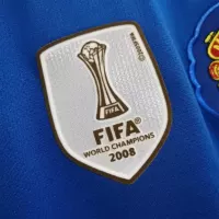 08-09 Manchester United Home Retro Jersey Long Sleeve - view 17