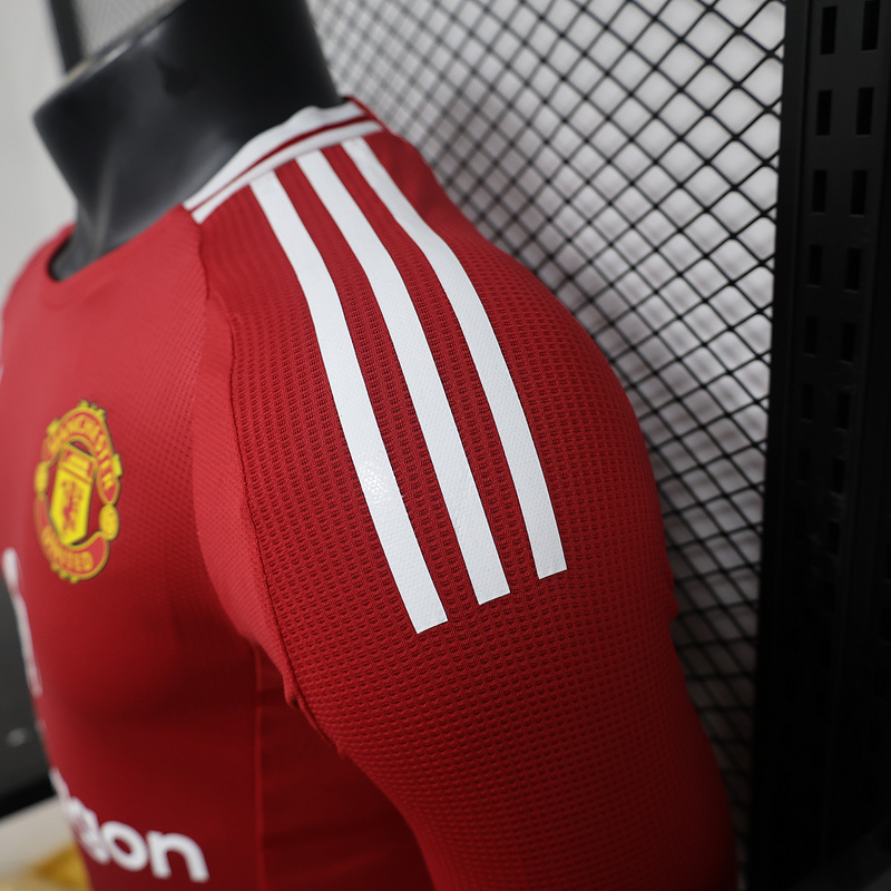 24-25 Manchester United Home Long Sleeve Player Version - view 6
