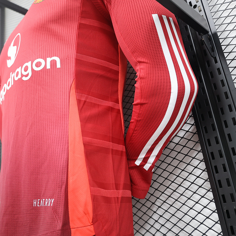 24-25 Manchester United Home Long Sleeve Player Version - view 7
