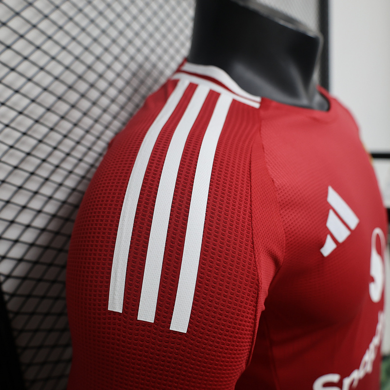 24-25 Manchester United Home Long Sleeve Player Version - view 8