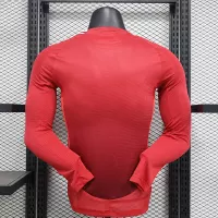 24-25 Manchester United Home Long Sleeve Player Version - view 3