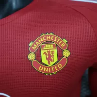24-25 Manchester United Home Long Sleeve Player Version - view 5