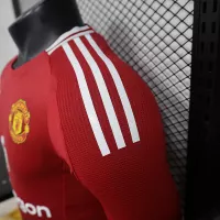 24-25 Manchester United Home Long Sleeve Player Version - view 6