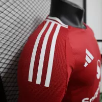 24-25 Manchester United Home Long Sleeve Player Version - view 8