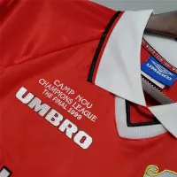 1999-2000 Manchester United Home Retro Jersey Long Sleeve - view 5