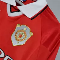 1999-2000 Manchester United Home Retro Jersey Long Sleeve - view 10