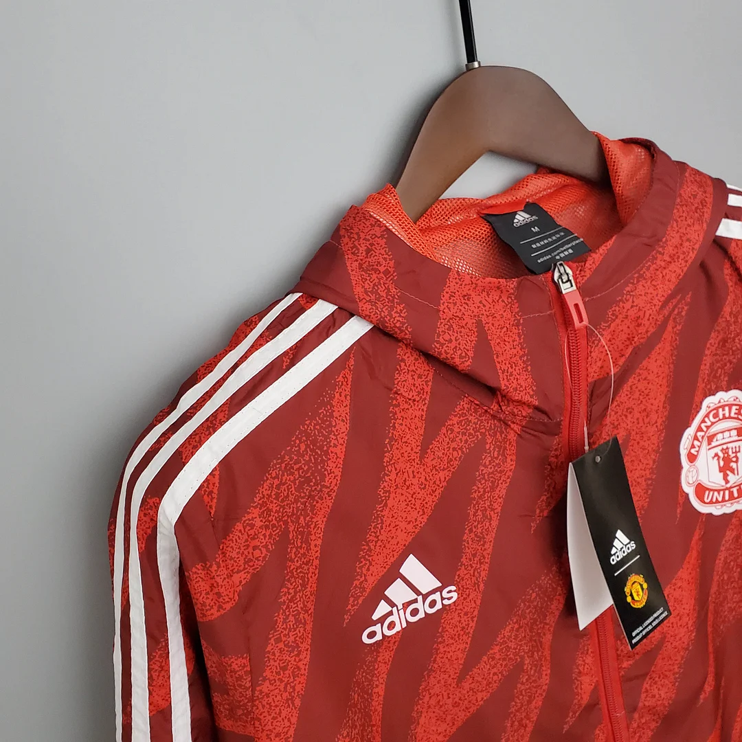 2021/2022 Manchester United Jersey Windbreaker Red - view 9