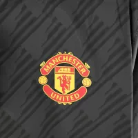 2022/2023 Manchester United Windbreaker Black Red Edge - view 3