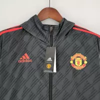 2022/2023 Manchester United Windbreaker Black Red Edge - view 5