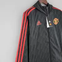 2022/2023 Manchester United Windbreaker Black Red Edge - view 7