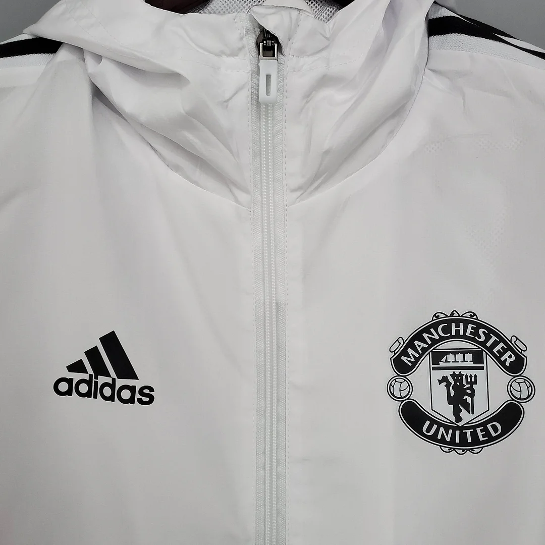 2021/2022 Manchester United Jersey Windbreaker White - view 6