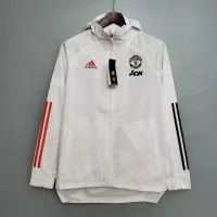 2021 Manchester United Jersey Windbreaker White(Black-Red Edge) - view 5