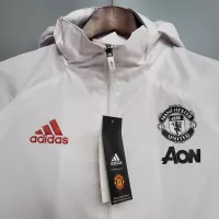 2021 Manchester United Jersey Windbreaker White(Black-Red Edge) - view 9