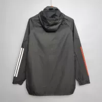 2021 Manchester United Jersey Windbreaker Black(White-Red Edge) - view 5
