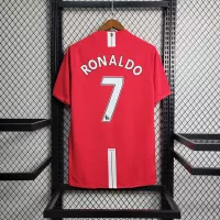 07-08 Manchester United Ronaldo#7 Home Retro Jersey - view 1
