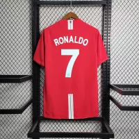 07-08 Manchester United Ronaldo#7 Home Retro Jersey - view 4
