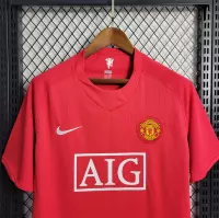 07-08 Manchester United Ronaldo#7 Home Retro Jersey - view 9
