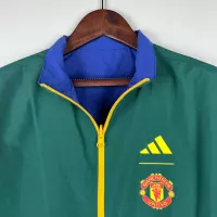 2023/2024 Manchester United Reversible Windbreaker（Blue-Green）Soccer Jersey 1:1 Thai Quality - view 12