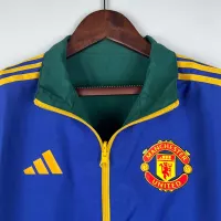 2023/2024 Manchester United Reversible Windbreaker（Blue-Green）Soccer Jersey 1:1 Thai Quality - view 13
