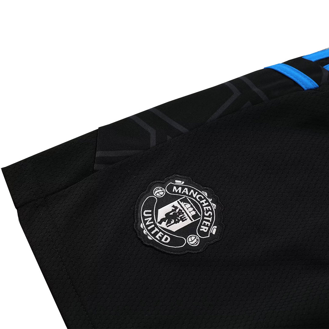 Manchester United Sleeveless Training Kit (Top+Shorts) Black 2022/23 - view 12