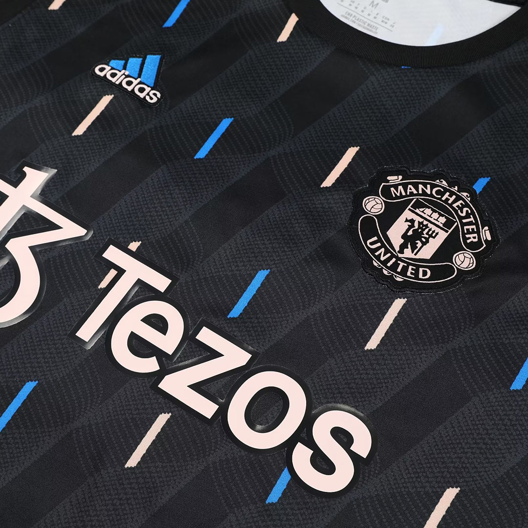 Manchester United Sleeveless Training Kit (Top+Shorts) Black 2022/23 - view 4