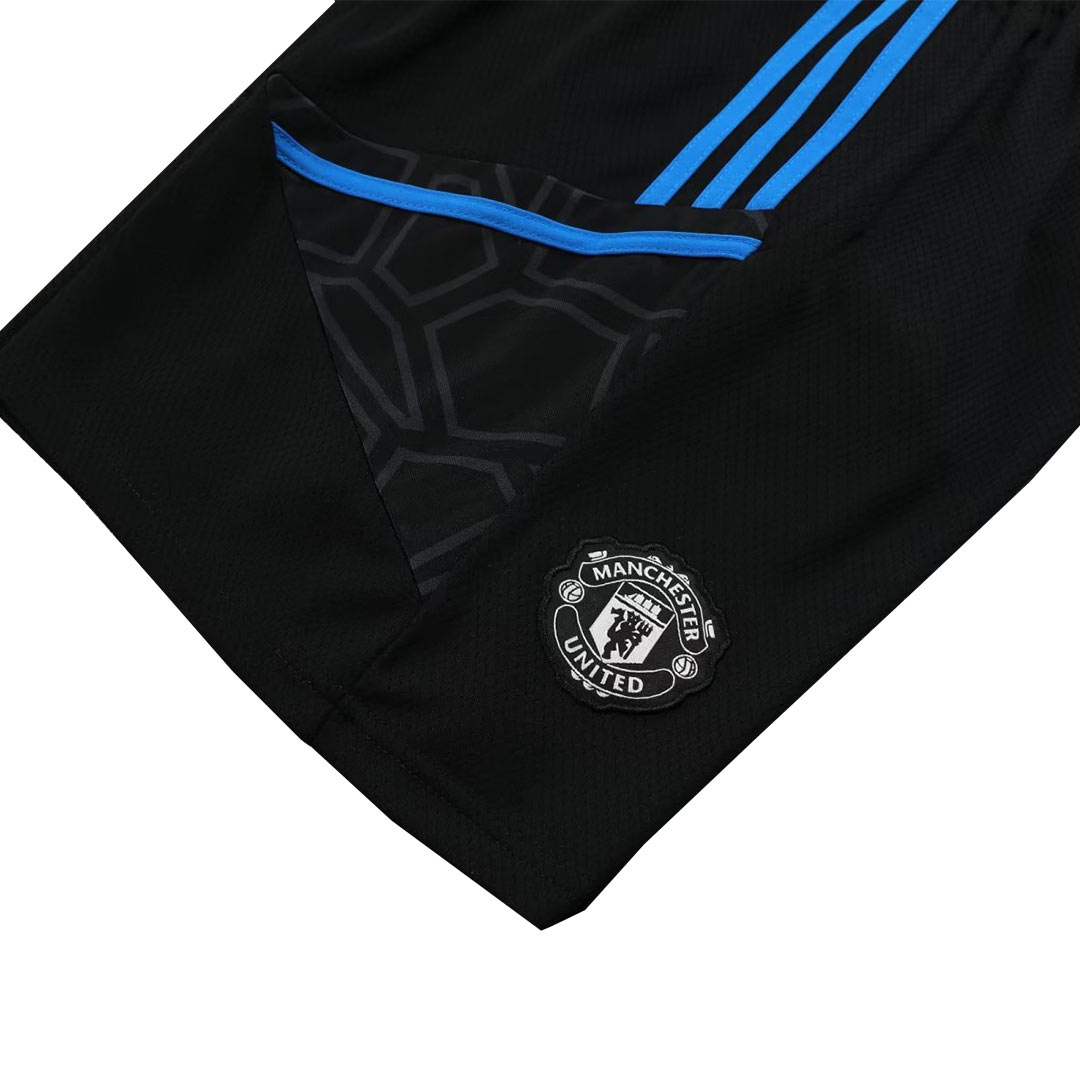 Manchester United Sleeveless Training Kit (Top+Shorts) Black 2022/23 - view 5