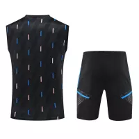 Manchester United Sleeveless Training Kit (Top+Shorts) Black 2022/23 - view 6